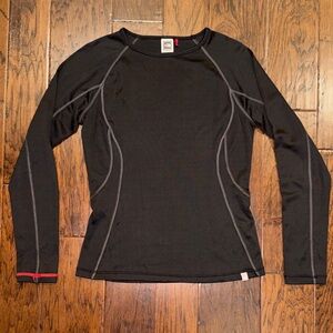 The North Face Women's Black Long Sleeve Base LayerTop sz L
